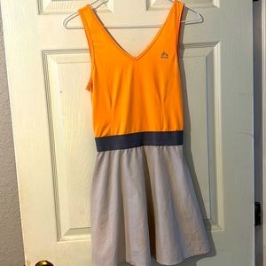 Orange and grey sports dress